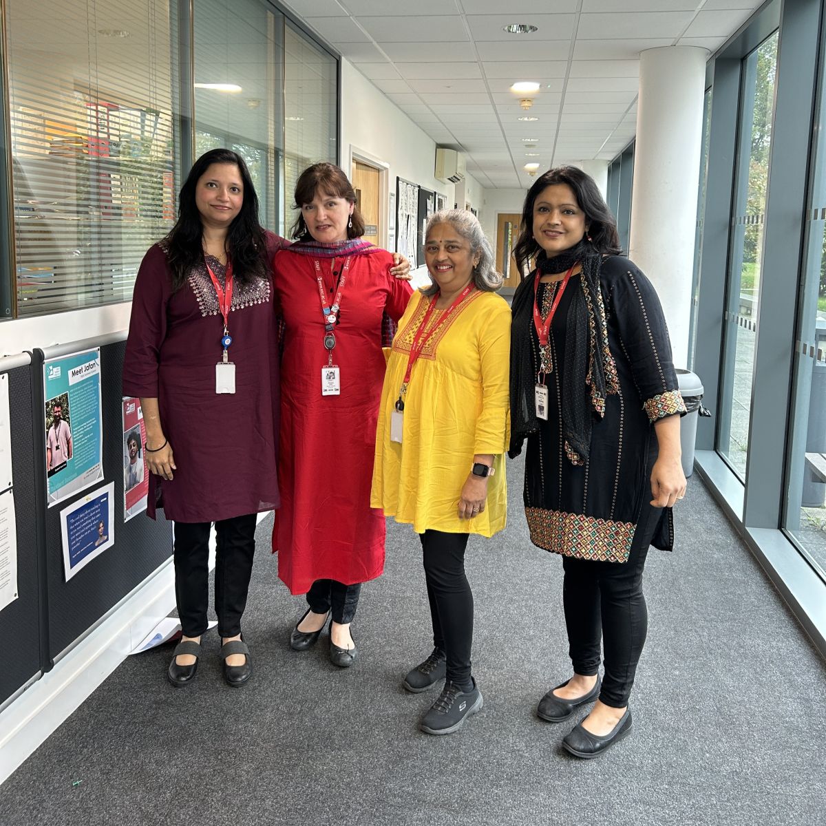 JRC staff wearing Cultural Attire