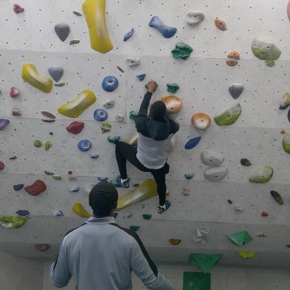 Sport Students take on Croywall Climbing