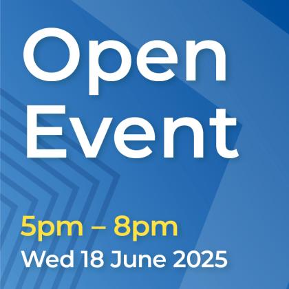 Open Event - Wednesday 18 June 2025